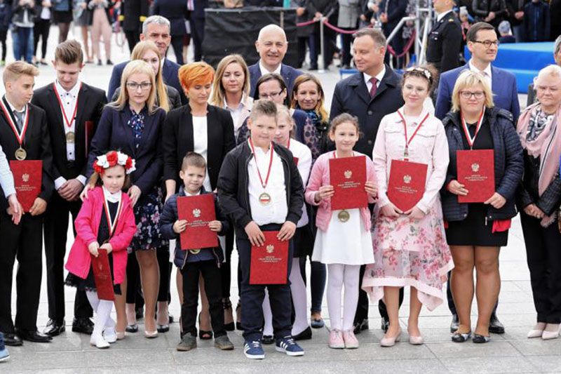 Młody Bohater z Trzebiatowa odebrał medal od Prezydenta RP