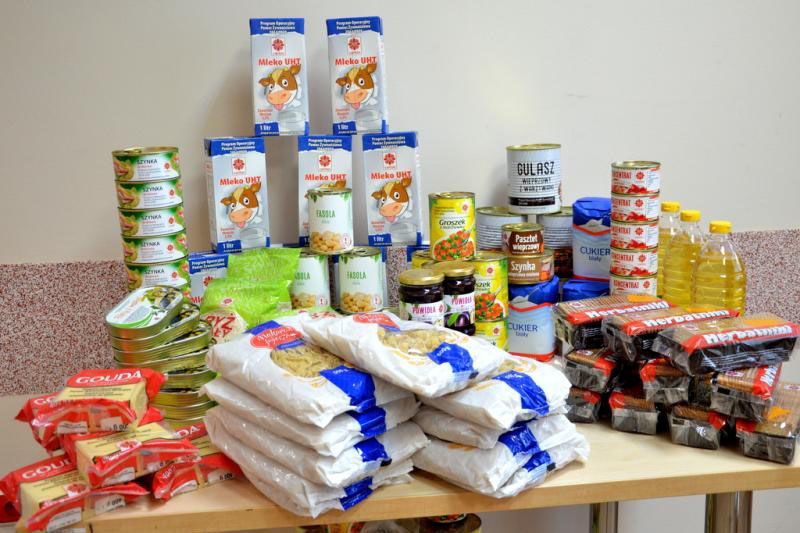 Pomoc żywnościowa dla najbardziej potrzebujących mieszkańców gminy Gryfice
