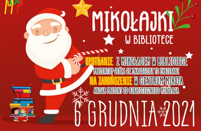 Miejska Biblioteka Publiczna w Gryficach zaprasza na spotkanie z Mikołajem