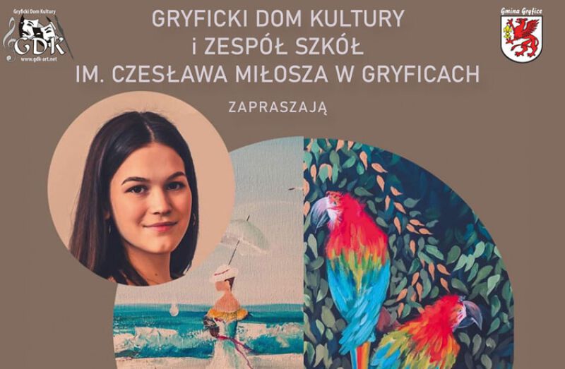 Zaproszenie na wystawę malarstwa Amelii Kozłowskiej