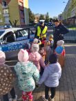 Policjanci ruchu drogowego z Gryfic z wizytą w przedszkolu