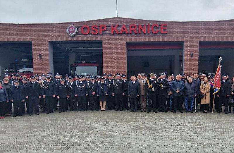 Strażacy z OSP w Karnicach mają nową remizę