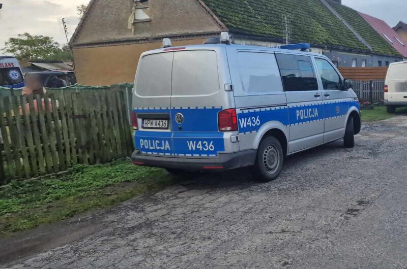 Nieszczęśliwy wypadek w Grębocinie, 36-letni mężczyzna w ciężkim stanie trafił do szpitala